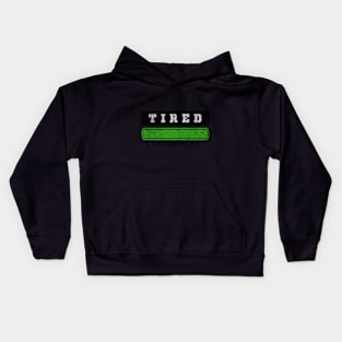 Funny Sayings One Hundred Percent Tired Joke Kids Hoodie